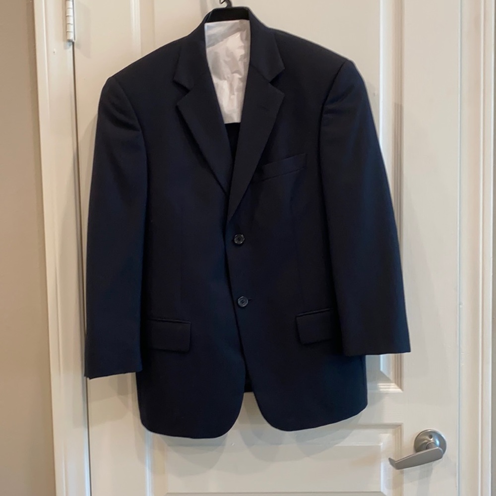 Mens TALLIA SARTORIA SUIT 38 SHORT 31 WAIST 100% WORSTED WOOL🖤
